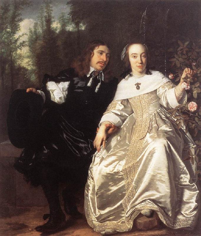 HELST, Bartholomeus van der Abraham del Court and Maria de Keersegieter sg oil painting picture